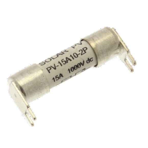 Bussmann. Предохранитель, высокая скорость, 15 A, DC 1000 V, IEC60269-6 type A, 10 x 38 мм, gPV, IEC - PV-15A10-2P