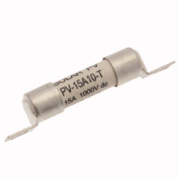 Bussmann. Предохранитель, высокая скорость, 15 A, DC 1000 V, IEC60269-6 type A, 10 x 59 mm, gPV, UL PV, IEC, UL - PV-15A10-T