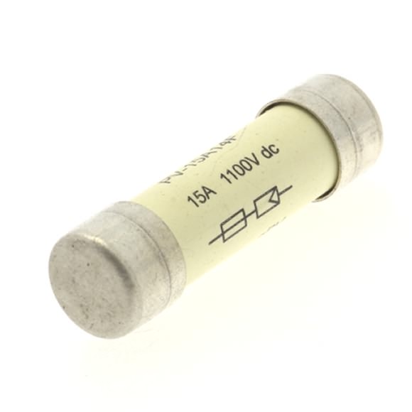 Bussmann. Предохранитель, высокая скорость, 15 A, пост. ток (DC) 1100 В, IEC60269-6 тип A, 14 x 51 мм, gPV, IEC - PV-15A14F