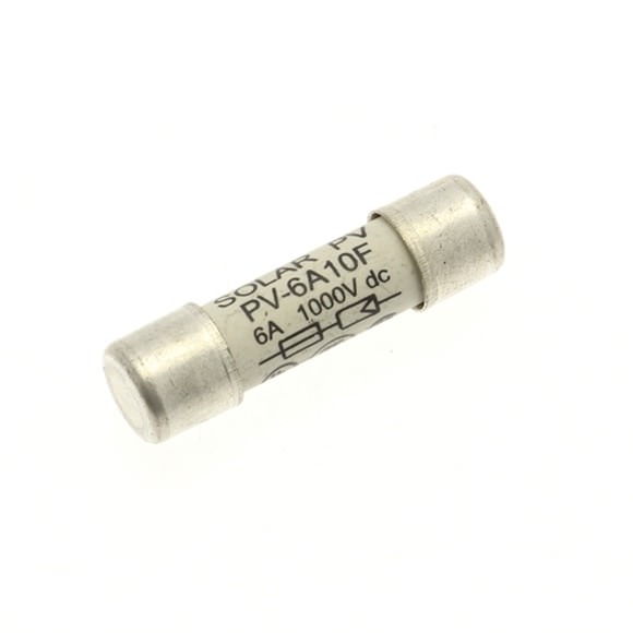 Bussmann. Предохранитель, высокая скорость, 6 A, пост. ток (DC) 1000 В, IEC60269-6 тип A, 10 x 38 мм, gPV, IEC - PV-6A10F