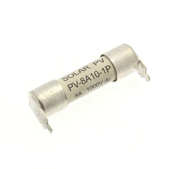 Bussmann. Предохранитель, высокая скорость, 8 A, пост. ток (DC) 1000 В, IEC60269-6 тип A, 10 x 38 мм, gPV, IEC - PV-8A10-1P