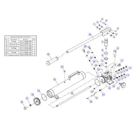 Объемный насос для жидкости гидравлическая ручной BVA