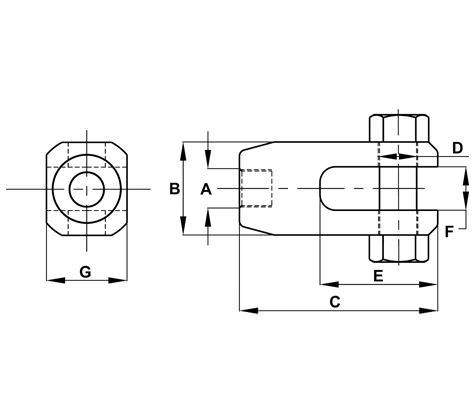 Головка проушины CEB, CEP series BVA