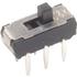 C&K. Switch Slide ON ON Mom DP3T Top Slide 0.3A 6VDC Gull Wing SMD T/R - JS207011SCQNR