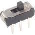 C&K. Switch Slide ON ON SPDT Top Slide 0.3A 6VDC PC Pins Thru-Hole T/R - JS102011CQN