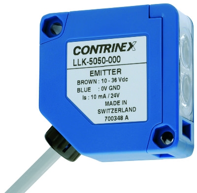 Contrinex. Фотоэлектрический датчик: LLK-5050-010