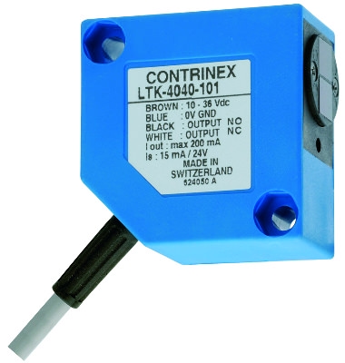 Contrinex. Фотоэлектрический датчик: LTK-4040-104