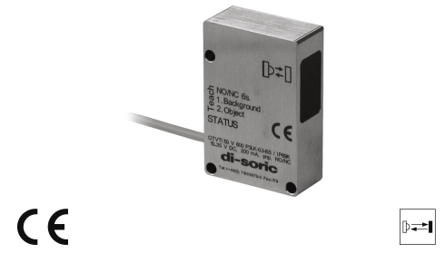 Di-soric. Diffuse Sensor - OTVTI 50 V 600 P3LK-0.3BS/IP69K