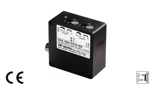 Di-soric. Diffuse Sensor with Background Suppression - OAA 280 IPP3K-IBS