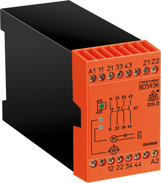 Measuring relays for monitoring physical values