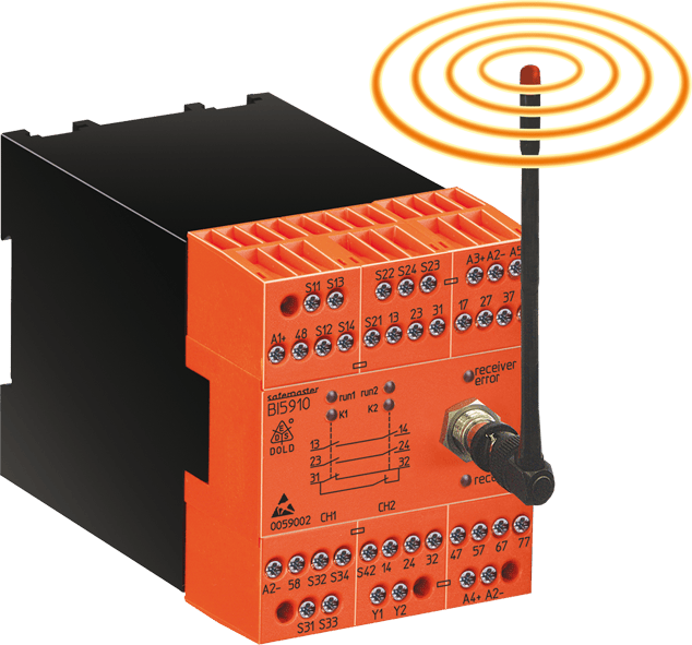 Wireless emergency stop