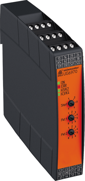 Multifunctional safety relays