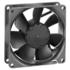 EBM Papst. DC Fan Axial Sintec-Sleeve Bearing 12V 8V to 15V 34.14CFM 26dB 80 X 80 X 25.4mm - 8412NGME