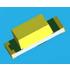 Everlight Electronics. LED Uni-Color Pure White 2-Pin Chip 0603(1608Metric) T/R - 19-117Z/T1D-CN1P2B3X/3T