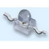 Everlight Electronics. LED Uni-Color Brilliant Red 632nm Automotive 2-Pin SMD T/R - 91-21SURC/S530-A2/TR9