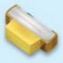 Everlight Electronics. LED Uni-Color Pure White 2-Pin Chip LED T/R - 48-213/T2D-AQ2R2QY/3C
