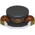 Fastron. Inductor Power Unshielded Wirewound 2.2uH 20% 100KHz Ferrite 2.4A 0.07Ohm DCR Automotive T/R - PISG-2R2M-01
