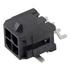 FCI. Wire to Board connector, header, Dual row, Right Angle SMT Tails and Hold Down, Tin plating, 6 positions Glow Wire Compatible - 10137924-0611LF
