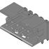 FCI. Conn Shrouded Header (4 Sides) HDR 10 POS 2mm Solder RA Side Entry Thru-Hole Bulk - 98464-G61-10LF