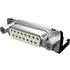 DAPV15S565GTLF FCI Conn D-Subminiature SKT 15 POS 2.74mm Solder RA Thru-Hole 15 Terminal 1 Port