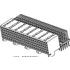 FCI. Conn Backplane F 120 POS 2mm Press Fit RA Thru-Hole Tube - HM1F53TBP400HEPLF