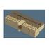 FCI. Conn Hard Metric RCP 110 POS 2mm Press Fit RA Thru-Hole Tray - HM2R01PA510FN9LF