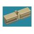 FCI. Conn Hard Metric F 55 POS 2mm Press Fit ST Thru-Hole Tray - HM2S30PE5101N9LF