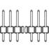 FCI. Conn Unshrouded Header HDR 8 POS 2.54mm Solder ST Top Entry Thru-Hole Bag - 69190-108HLF