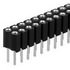 Fischer Elektronik. Conn Socket Strip SKT 20 POS 2mm Solder ST Thru-Hole - BLY 2 20