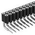Fischer Elektronik. Conn Socket Strip F 12 POS 2mm Solder RA Thru-Hole - BLY 4 12