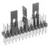Fischer Elektronik. Conn Jumper SKT 2 POS 2.54mm ST - CAB 9 GR