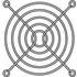 Fischer Elektronik. Thrml Mgmt Access Fan Guard 80mm Steel Wire - LAGI 80
