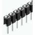 Fischer Elektronik. Conn Socket Strip SKT 2 POS 2.54mm Solder ST Thru-Hole - MK 21 02 Z