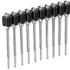 Fischer Elektronik. Female headers - MK 13X2 2 G