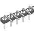 Fischer Elektronik. Conn Unshrouded Header HDR 5 POS 2.54mm Solder RA Side Entry Thru-Hole - MK LP 43 05 G