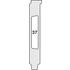 Fischer Elektronik. Connector Accessory, Brackets for PC - PCI 077 L
