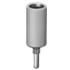 Fischer Elektronik. Conn Socket SKT 1 POS Solder ST Thru-Hole - SB-13 S (BLACK)