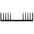 Fischer Elektronik. STANDARD EXTRUDED HEATSINKS, 97X25MM,WITH GUIDEWAY FOR COVER PLATES OR BLANKS - SK04/1000/SA