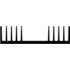 Fischer Elektronik. Heat Sink Passive TO-3 Extruded Thru-Hole Aluminum 2.8K/W Black Anodized - SK 04 50 SA