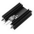 Fischer Elektronik. Heat Sink Passive TO-220 Extruded Thru-Hole 9K/W Black Anodized - SK 104 50,8 STC TO 220