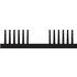 Fischer Elektronik. Heat Sink Passive Extruded Adhesive Aluminum - SK 124 150 AL