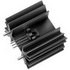 Fischer Elektronik. Heat Sink Passive TO-220 Vertical Thru-Hole 6.5K/W Black Anodized - SK 129 38,1 STIC