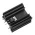 Fischer Elektronik. Heat Sink Passive TO-220 Extruded Thru-Hole Aluminum 4.5K/W Black Anodized - SK 129 63,5 STS