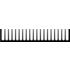 Fischer Elektronik. Heat Sink Passive Extruded Screw Mount Aluminum 1.1K/W Black Anodized - SK 149 1000 AL