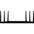 Fischer Elektronik. Heat Sink Passive TO-3 Extruded Screw Mount Aluminum 3.75K/W Black Anodized - SK 18 37,5 SA-CB