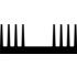 Fischer Elektronik. Standard Extruded Heat Sinks - SK 403 1000 AL