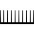 Fischer Elektronik. Heat Sink Passive Extruded SMD Aluminum - SK 408 1000 AL