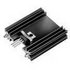 Fischer Elektronik. Heat Sink Passive TO-220/TO-3P Vertical Thru-Hole 7K/W Black Anodized - SK 409 38,1 STS