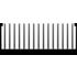 Fischer Elektronik. Extruded Heat Sinks - SK 418 1000 SA