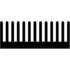 Fischer Elektronik. Heat Sink Extruded HEATSINKS - SK 422 1000 AL
